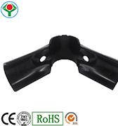 YSP-3 Outer Corner Joint | Black Metal Tubo Lean Connector | Yusilean